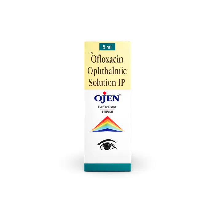 Ojen 5 ml Box Showing the Front face