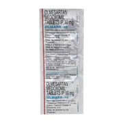 Olmark 10 Tablet Strip showing the Front face.