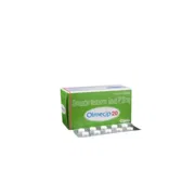Olmecip 20 Tablet Box/Carton + Blister Pack showing the Front face.