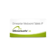 Olmesafe 40 Tablet Box/Carton showing the Front face
