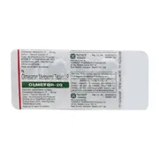 Olmetor 20 Tablet Blister Pack showing the Back face.