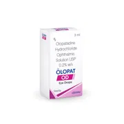 Olopat OD 3 ml Box Showing the Front face