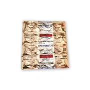 Omeford 20 Mg Capsule Blister Pack showing the Front face