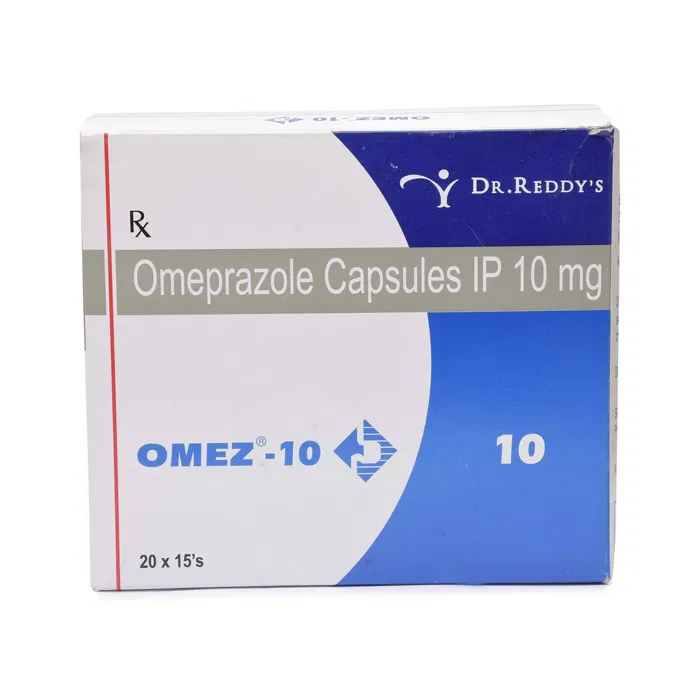 Omez 10 mg Capsule pack
