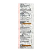 Omnacortil 2.5 Mg Tablet Sachet showing the Back face.