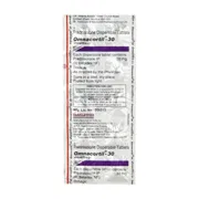 Omnacortil 30 Mg Tablet Sachet showing the Back face.