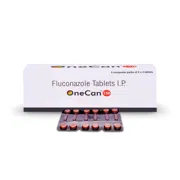 Onecan 150 Tablet Box/Carton + Blister Pack showing the Front face.