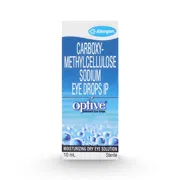 Optive Eye Drop 10 ml Box/Carton showing the Front face.