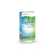 Optive Fusion 10 ml Box Showing the Front face