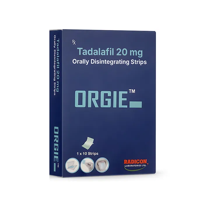 Orgie 20 Mg Tadalafil Oral Strips