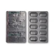Orlica Capsule Blister Pack showing the Front face.
