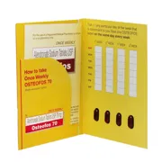 Osteofos 70 Mg Box/Carton showing the Front face.
