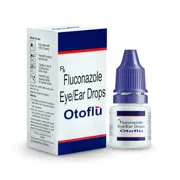 Otoflu 5 ml Box/Carton + Eye Drops Bottle showing the Front face.