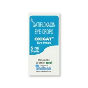Oxigat 5 ml Box/Carton showing the Front face.