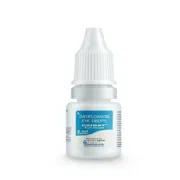 Oxigat 5 ml Eye Drops Bottle showing the Front face.