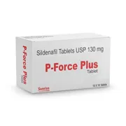P-Force Plus Box/Carton showing the Front face.