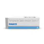 PAN 40 Tablet Box/Carton showing the Front face.