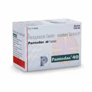 Pantodac 40 Mg Box/Carton showing the Front face.