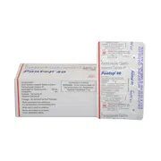 Pantop 40 Mg Box/Carton + Blister Pack showing the Front face.