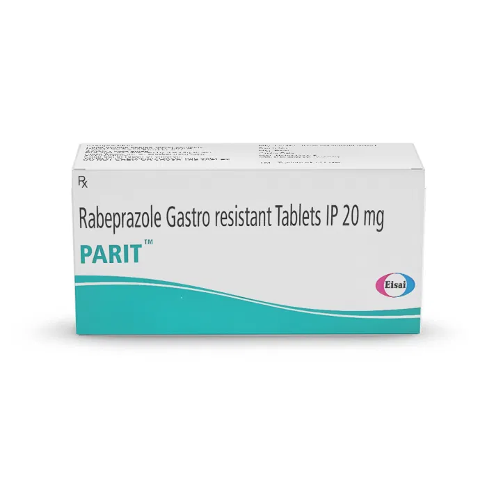 Parit Tablet Box/Carton showing the Front face.