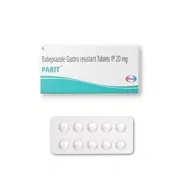 Parit Tablet Box/Carton + Blister Pack showing the Front face.