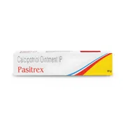 Pasitrex Ointment 20 Gm Tube showing the Front face.