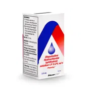 Pataday Eye Drop Box/Carton showing the Front face.