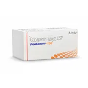 Pentanerv 100 Mg Tablet Box/Carton showing the Front face.