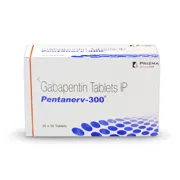 Pentanerv 300 Mg Tablet Box/Carton showing the Front face.