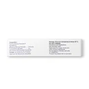 Pernex AC 2.5% Gel Box/Carton showing the Back face.