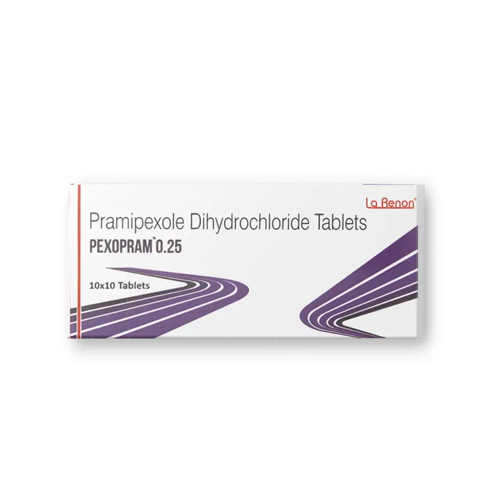 Pexopram 0.25 mg Tablet pack