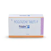 Piomore 15 Mg Tablet Box/Carton showing the Front face.