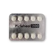 Pirfeheal 200 Mg Blister Pack showing the Front face.