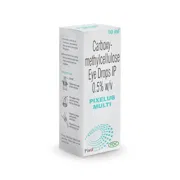 Pixelub 10 ml Eye Drops Bottle showing the Front face.