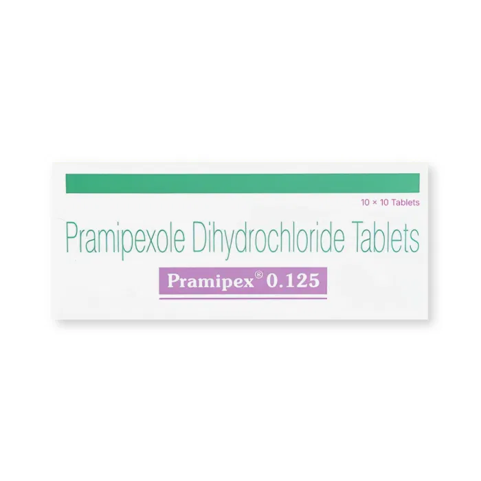 Pramipex 0.125 mg Tablet pack
