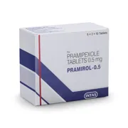 Pramirol 0.5 Mg Tablet Box/Carton showing the Front face.