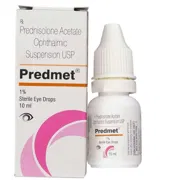 Predmet 10 ml Box/Carton + Eye Drops Bottle showing the Front face.