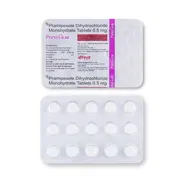 Prexol 0.50 Tablet Blister Pack showing the Front/Back face.