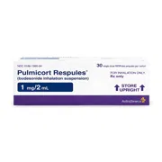 Pulmicort 1 Mg Respules Box/Carton Front view
