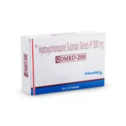 Qdmrd 200 Tablet Box/Carton showing the Front face.