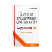 Quikhale SF 50 Mcg-250 Mcg Capsule Box/Carton showing the Front face.