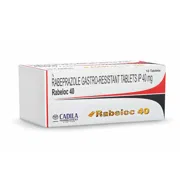 Rabeloc 40 Tablet Box/Carton showing the Front face.