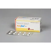 Rabifast 20 Tablet Box/Carton + Blister Pack showing the Front face.