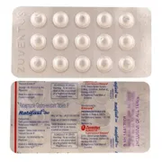 Rabifast 20 Tablet Blister Pack showing the Front/Back face.