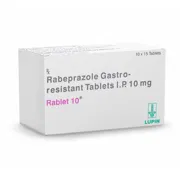 Rablet 10 Tablet Box/Carton showing the Front face.