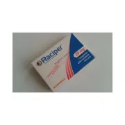 Raciper 20 Mg Tablet Box/Carton showing the Front face.