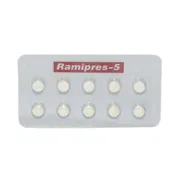Ramipres 5 Mg Blister Pack showing the Front face.