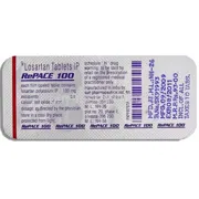 Repace 100 Mg Strip showing the Back face.