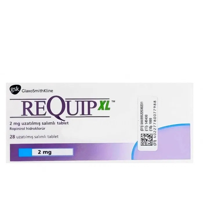 Requip XL 2 mg Tablet pack