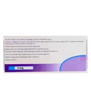 Requip XL 2 Mg Box/Carton showing the Back face.
